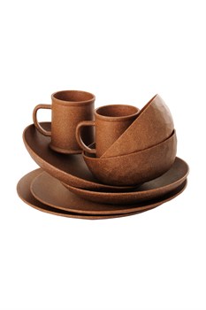 Набор посуды серия Кристалл, небьющаяся, БИО, SATE (2 компл) PU 0456