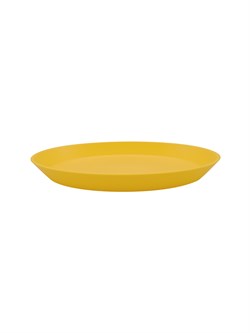 Тарелка мелкая серия Классик D200 мм., небьющаяся, PP, желтая, SATE (4 шт.) PU 0410