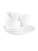 Набор посуды серия Классик, небьющаяся, белый, SATE (2 компл) PU 0554